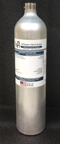 25 ppm Hydrogen Sulfide H2S/Bal air, C-10, 58L - Disposable cylinder