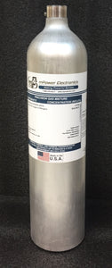 4-Gas Mix for MP400/MP420: 50 ppm CO/ 15 ppm H2S/ 2.5% CH4/ 18% O2, Balance N2, C-10, 58L - Disposable cylinder