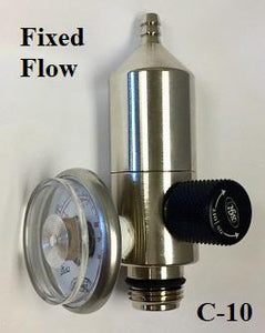 Fixed Flow Regulator, C-10, 0.3LPM, Stainless Steel